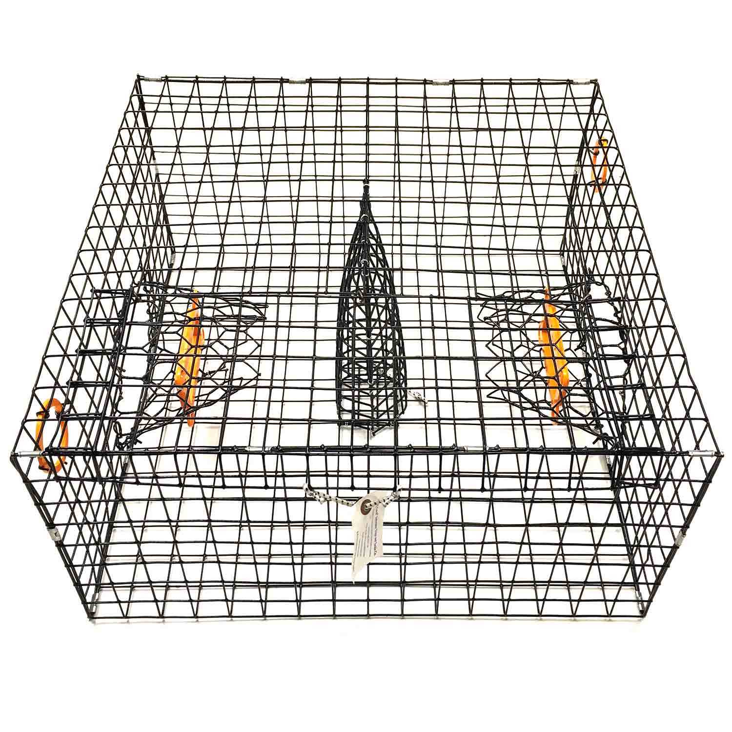 thumbnail image 2 of E-Z Catch 2-Pack Orange Crab Pot Cull Rings - Size 2-5/16 Inch, Made In USA 2 of 5