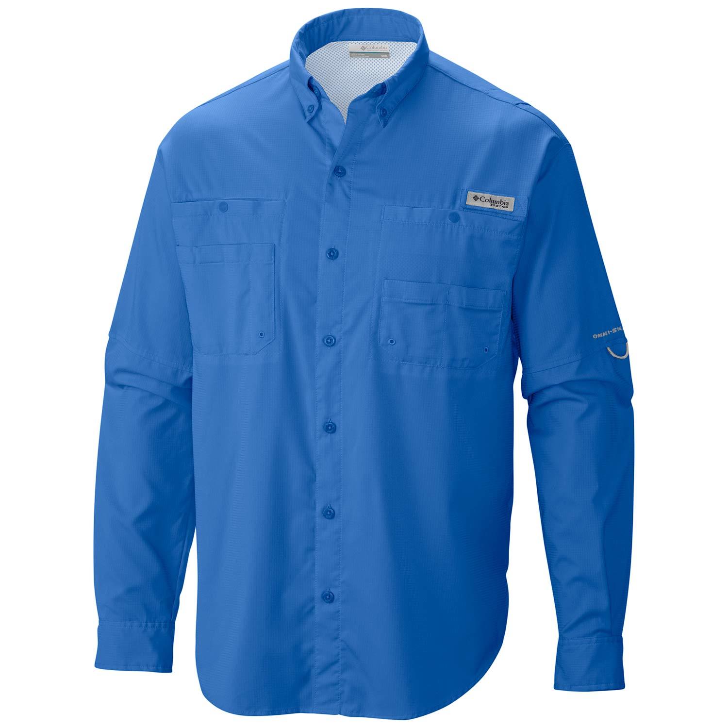 Columbia Men's Tamiami II Long Sleeve Shirt - Vivid Blue