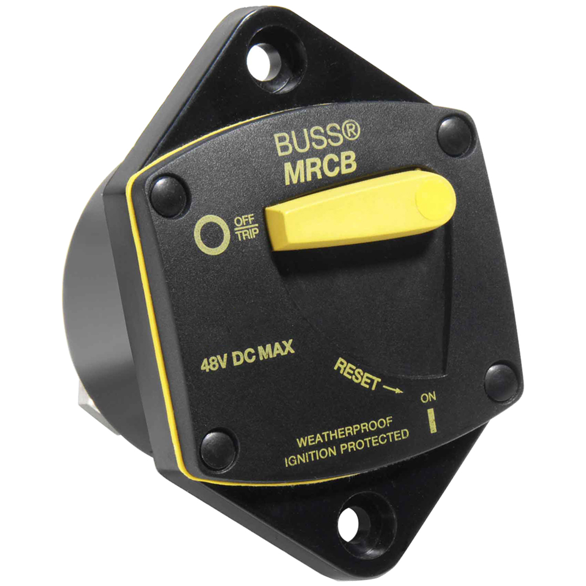 EATON CB187 High Amp Waterproof Circuit Breaker, Panel Mount