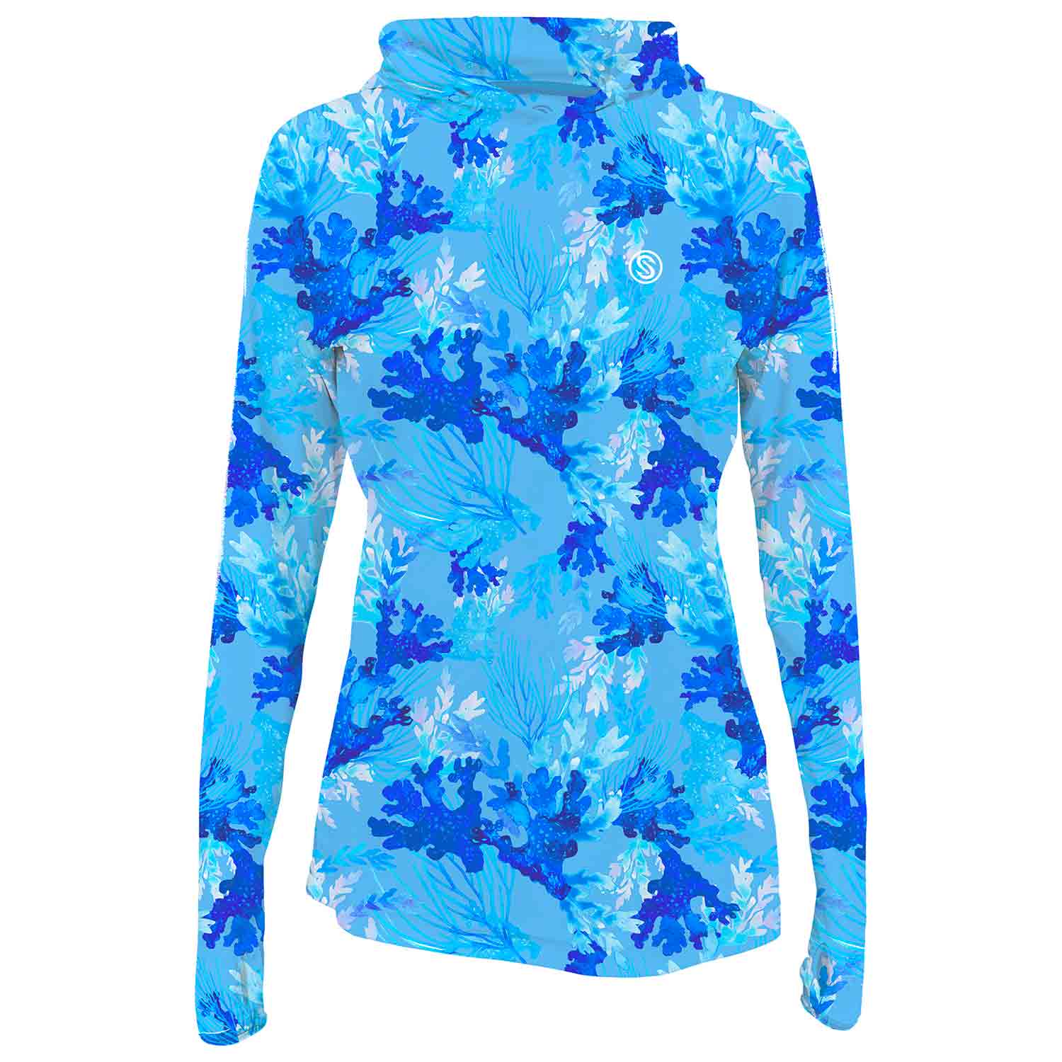 SCALES Women's Coral Tropics Performance Hooded Shirt West Marine