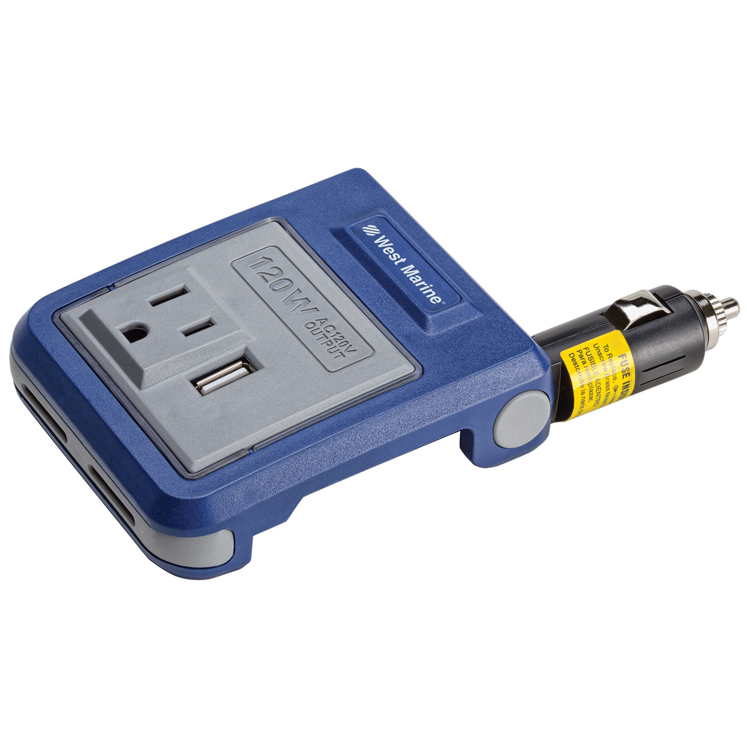 WEST MARINE 120W Portable Power Inverter with USB Port West Marine