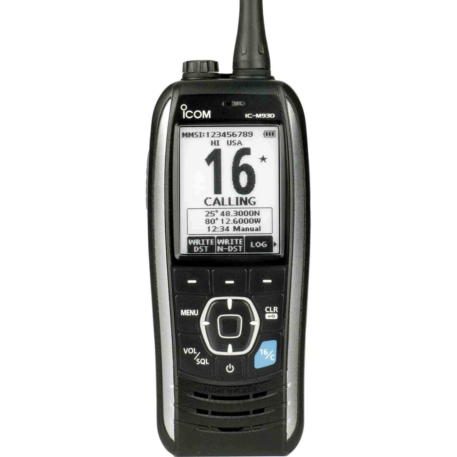ICOM M93D Floating Handheld VHF Radio with GPS and DSC