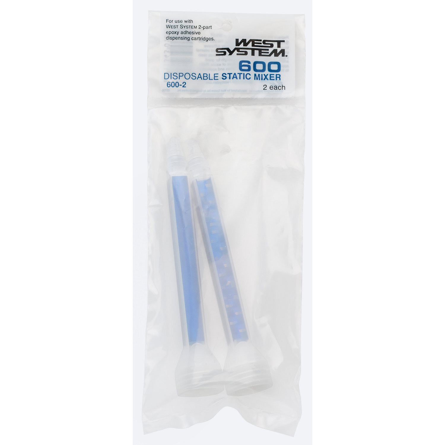 WEST SYSTEM Static Mixer for Six10 Adhesive, 2-Pack
