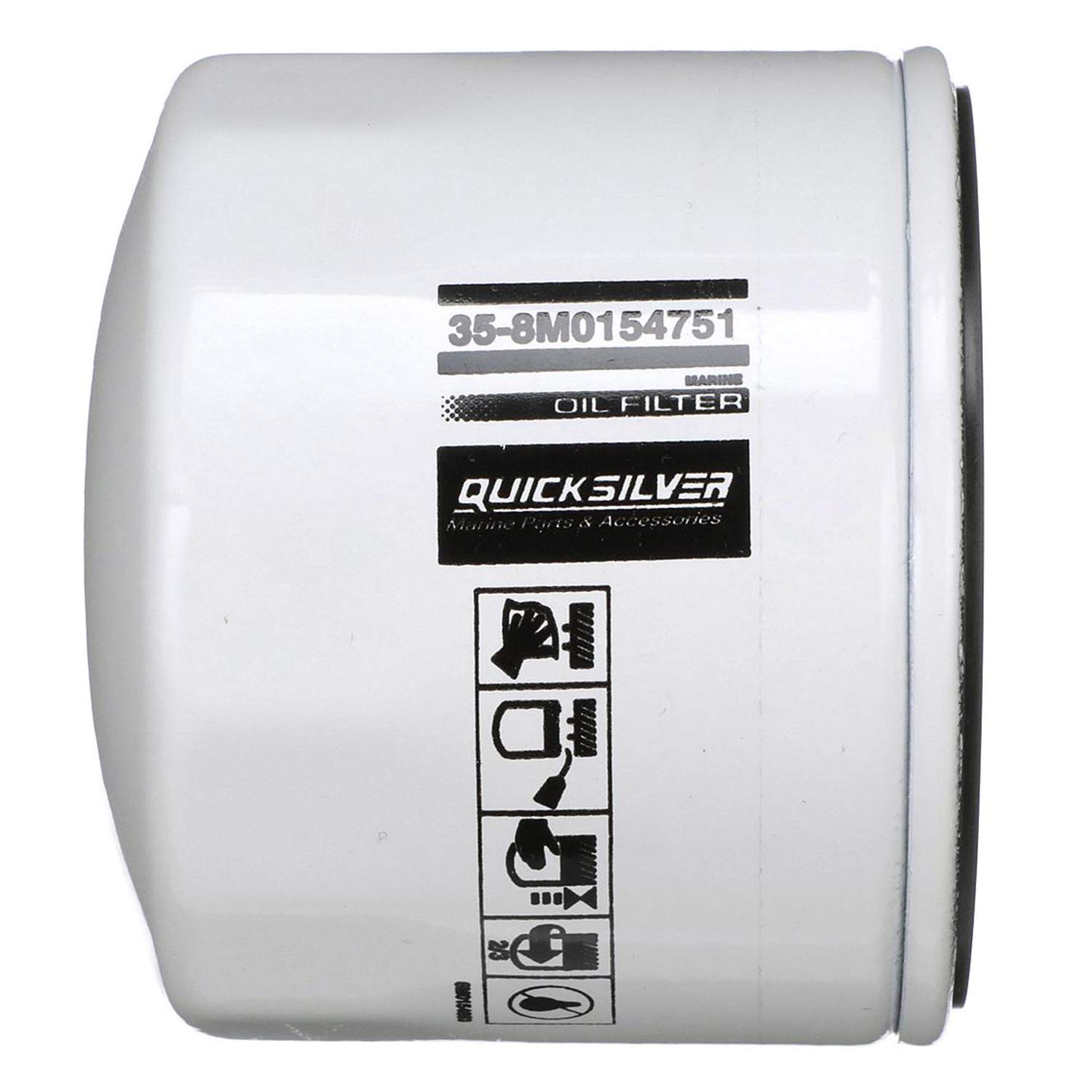 QUICKSILVER 8M0154751 Oil Filter for Various Marine Engines