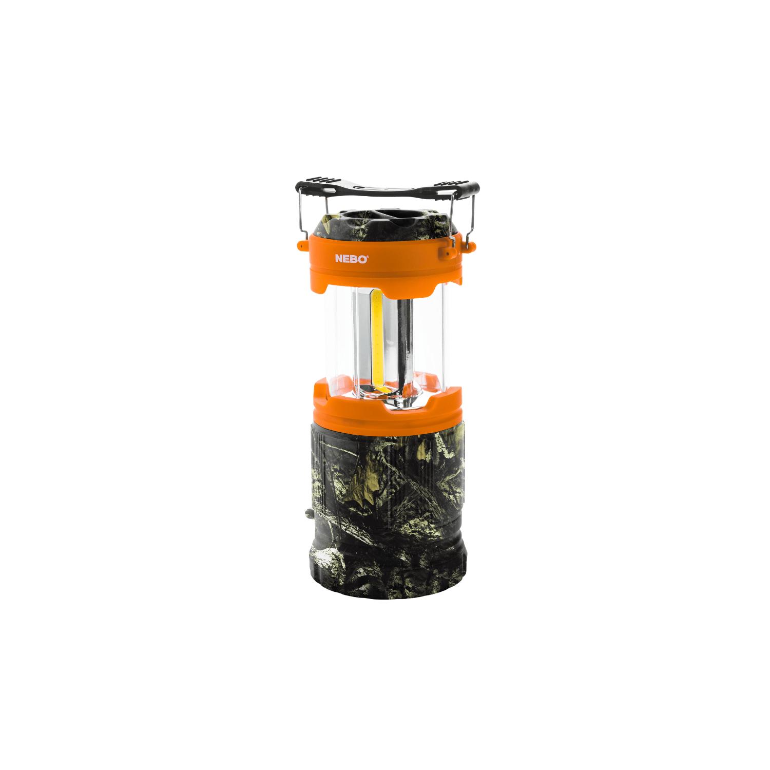 NEBO Poppy 300 Lumen Lantern and Spot Light, Orange-Camo