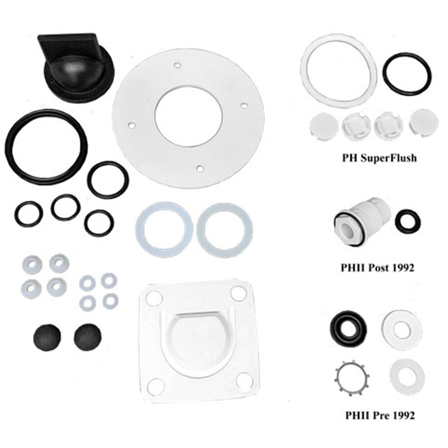 RARITAN PH/PHII Universal Toilet Repair Kit West Marine