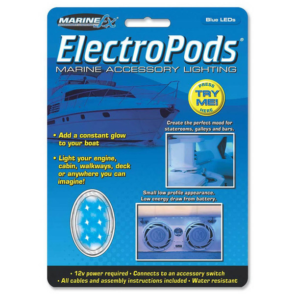 MARINEFX Interior/Exterior Electropod Boat Light, White West Marine