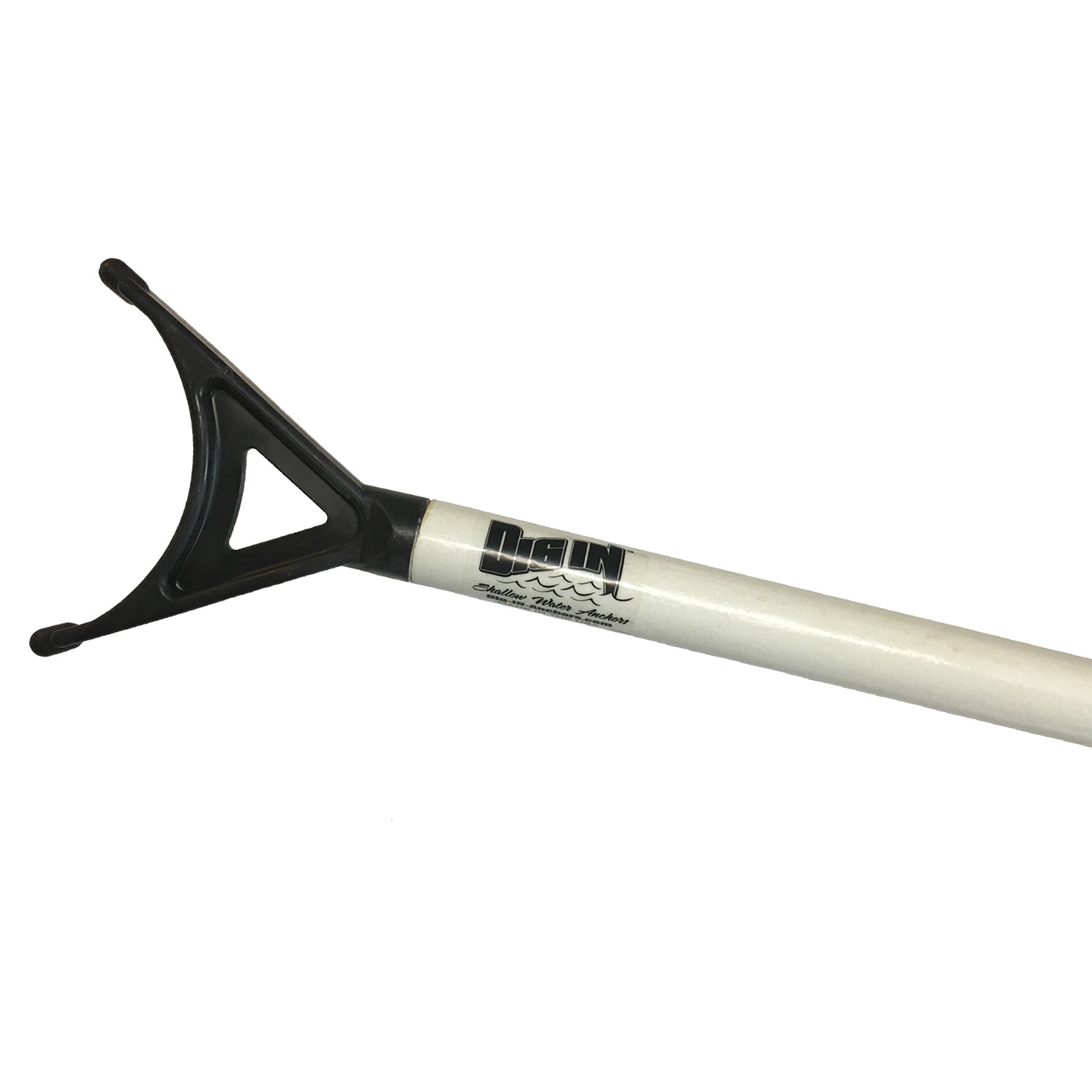 DIG IN ANCHORS 16' Fiberglass Push Pole with Extra Tough Anchoring Tip