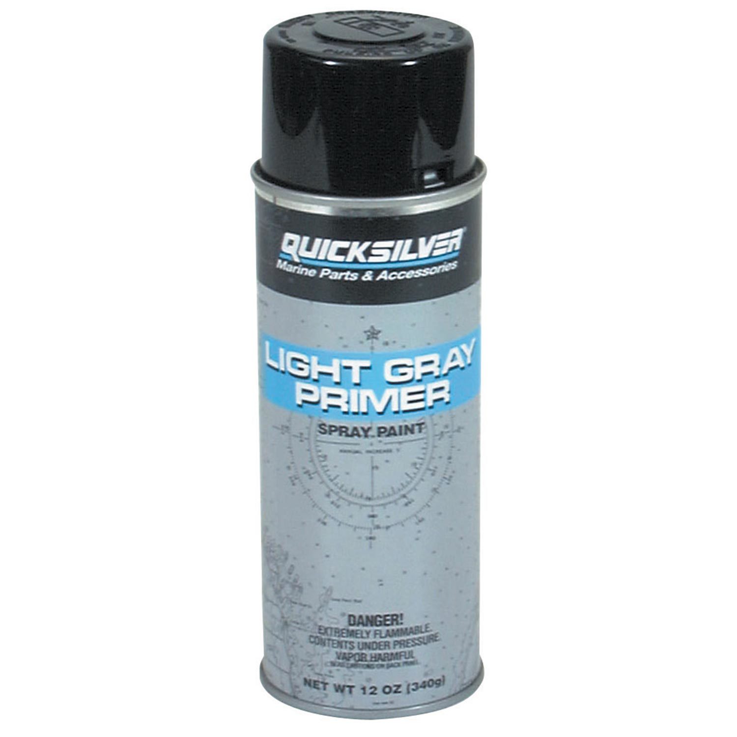 QUICKSILVER 802878Q52 Light Gray Primer Paint, Enamel Spray Paint