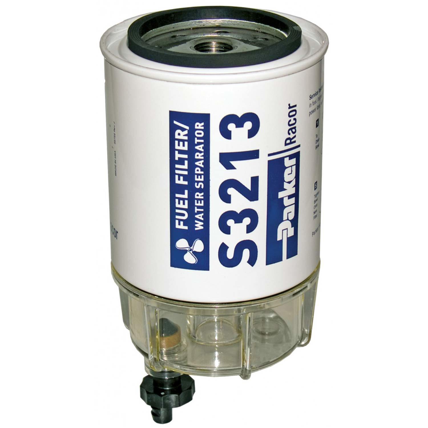RACOR B32013 Spin-On Fuel Filter/Water Separator, 10 Microns