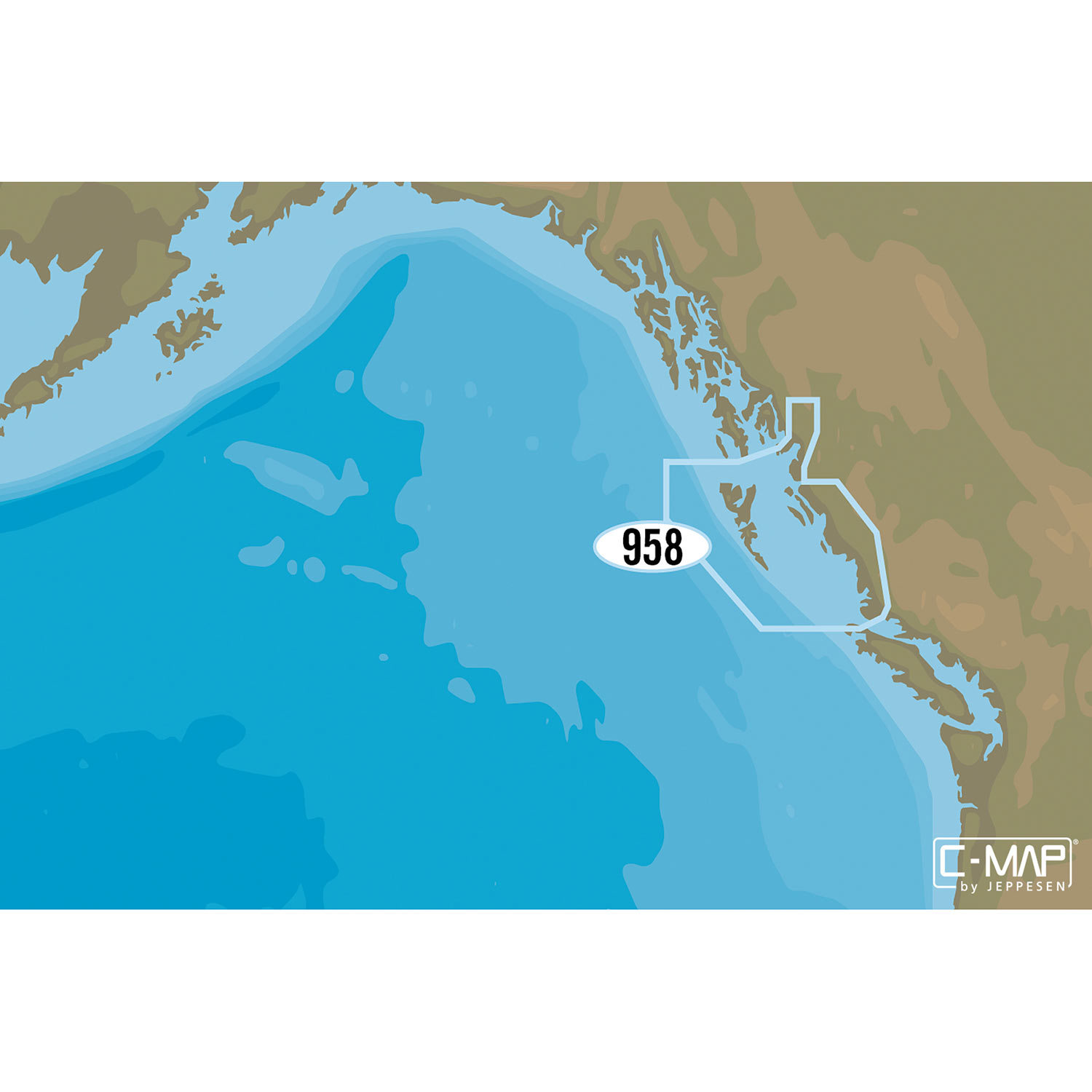 CMAP NAY958 Queen Charlotte Sound Dixon Entrance CMAP MAXN+ Chart CCard West Marine