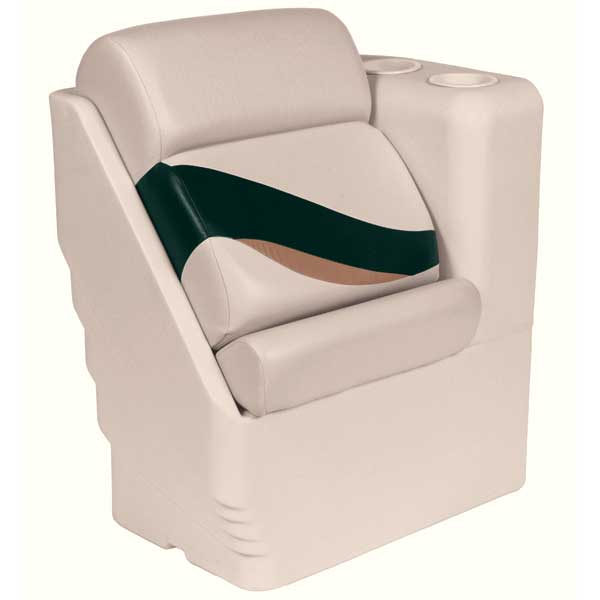 WISE SEATING Premium Right Lean Back Recliner, Jade/Fawn West Marine