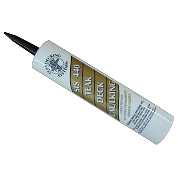 TEAK DECK CLEANING Teak Deck Caulking, Black, 10.3 oz. West Marine
