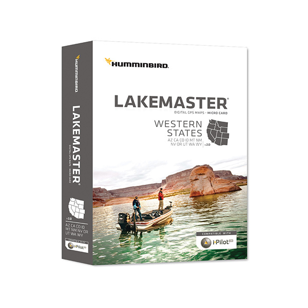 HUMMINBIRD Lakemaster Western States Chart MicroSD Card, Version 2
