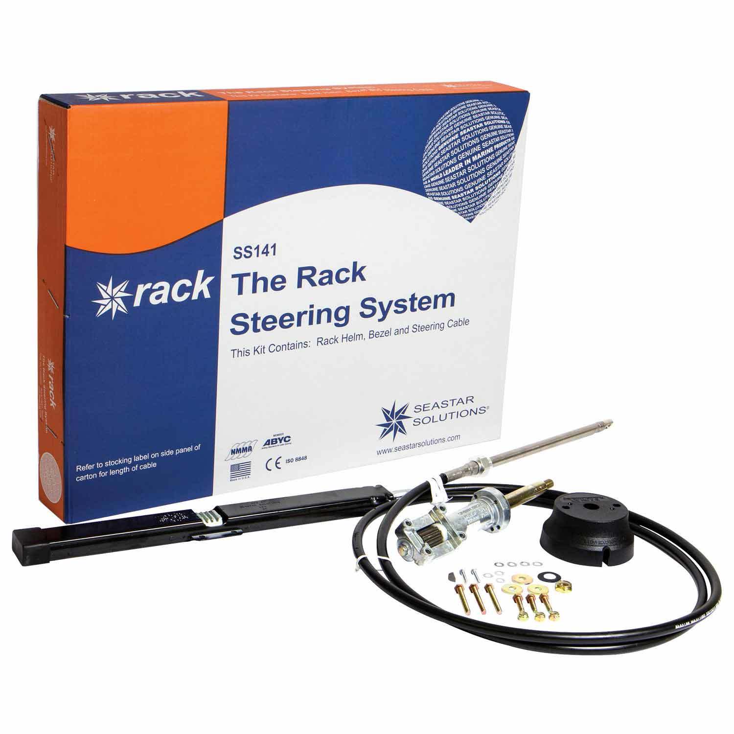 SEASTAR SOLUTIONS The Rack Steering System, 8' Cable Length West Marine