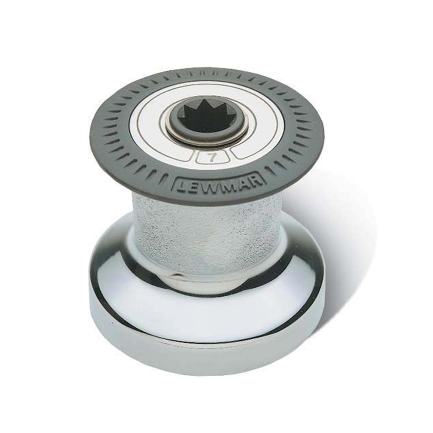 Lewmar 6 One-Speed Chrome-Plated Bronze Non‑Self Tail Winch