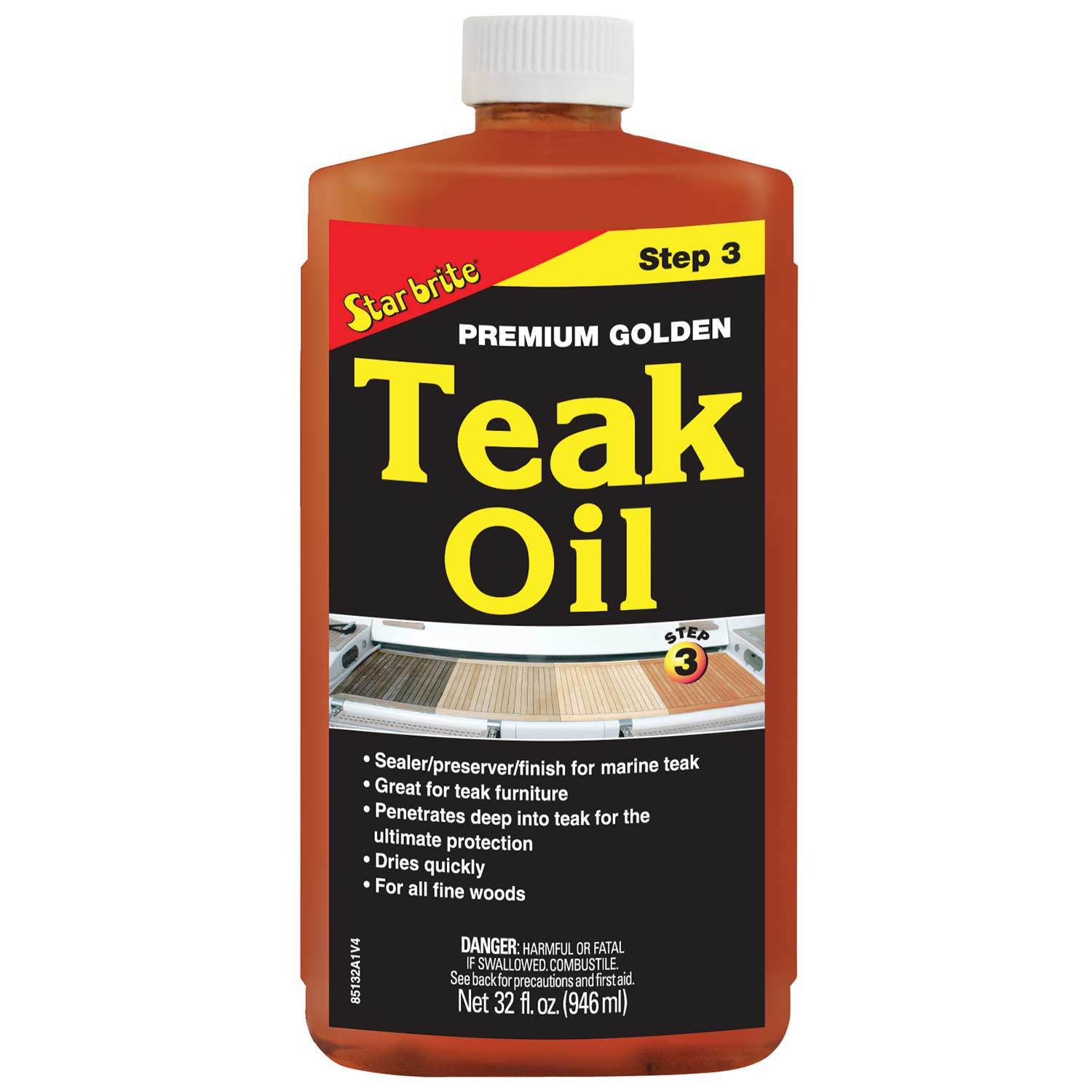 STAR BRITE Premium Golden Teak Oil, Gallon West Marine