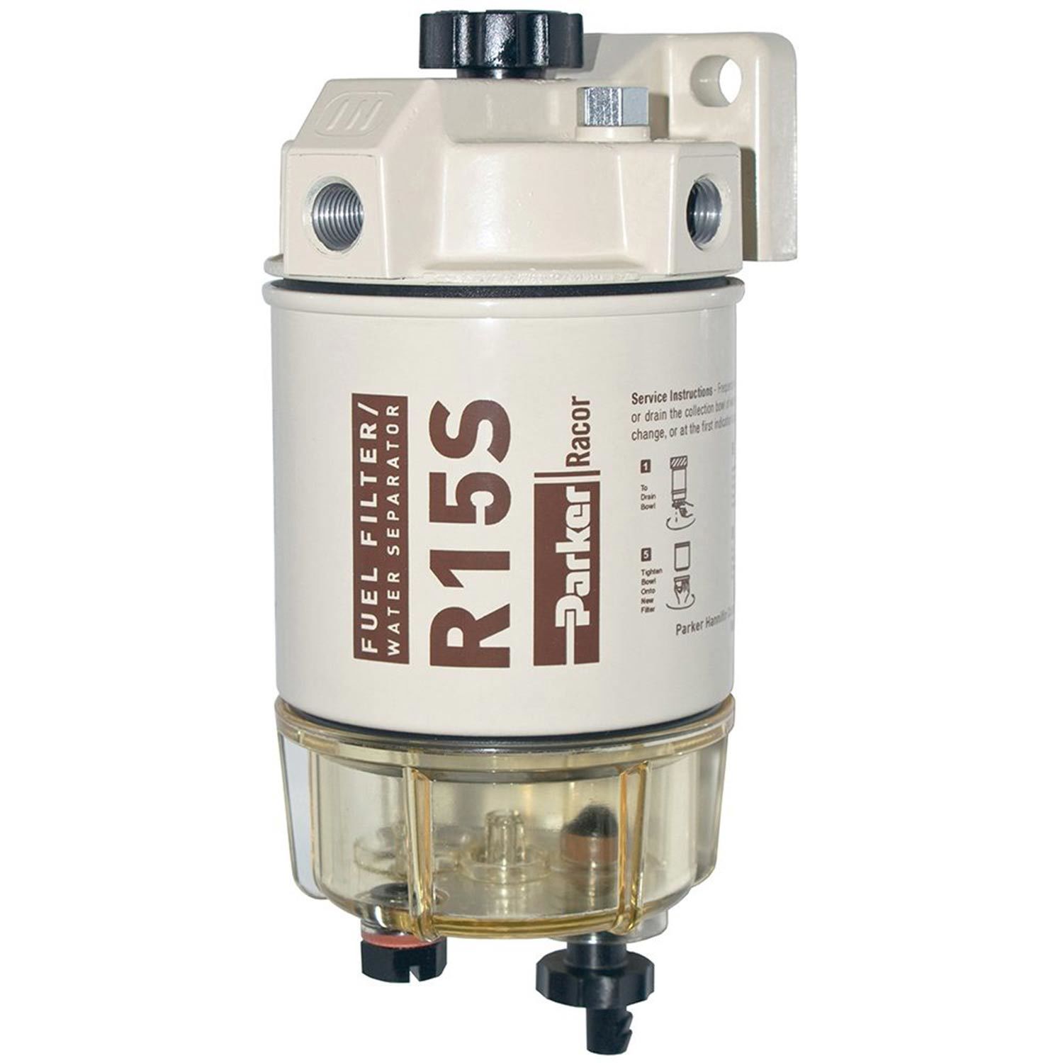 Effektivt at tilføje bud 215R2 Spin-On Diesel Fuel Filter/Water Separator, 15 GPH | West Marine
