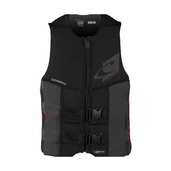 Assault Water Sports Life Jacket Black/Chalk Large West Marine