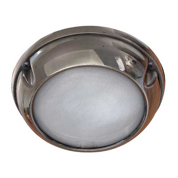 WEST MARINE Platinum Series BiColor Touch Dome Lights, White/Red