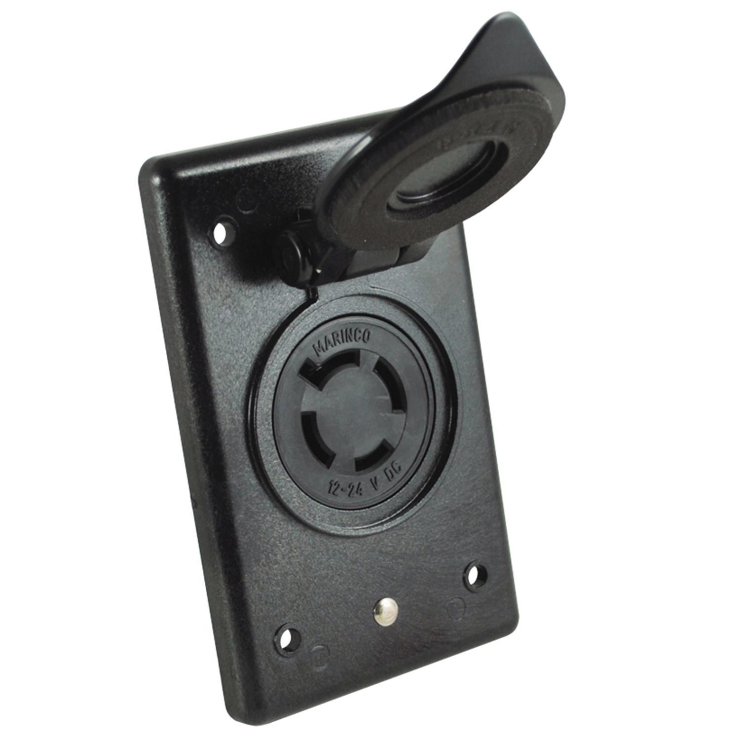 MARINCO Trolling Motor DC Receptacle & Bracket West Marine