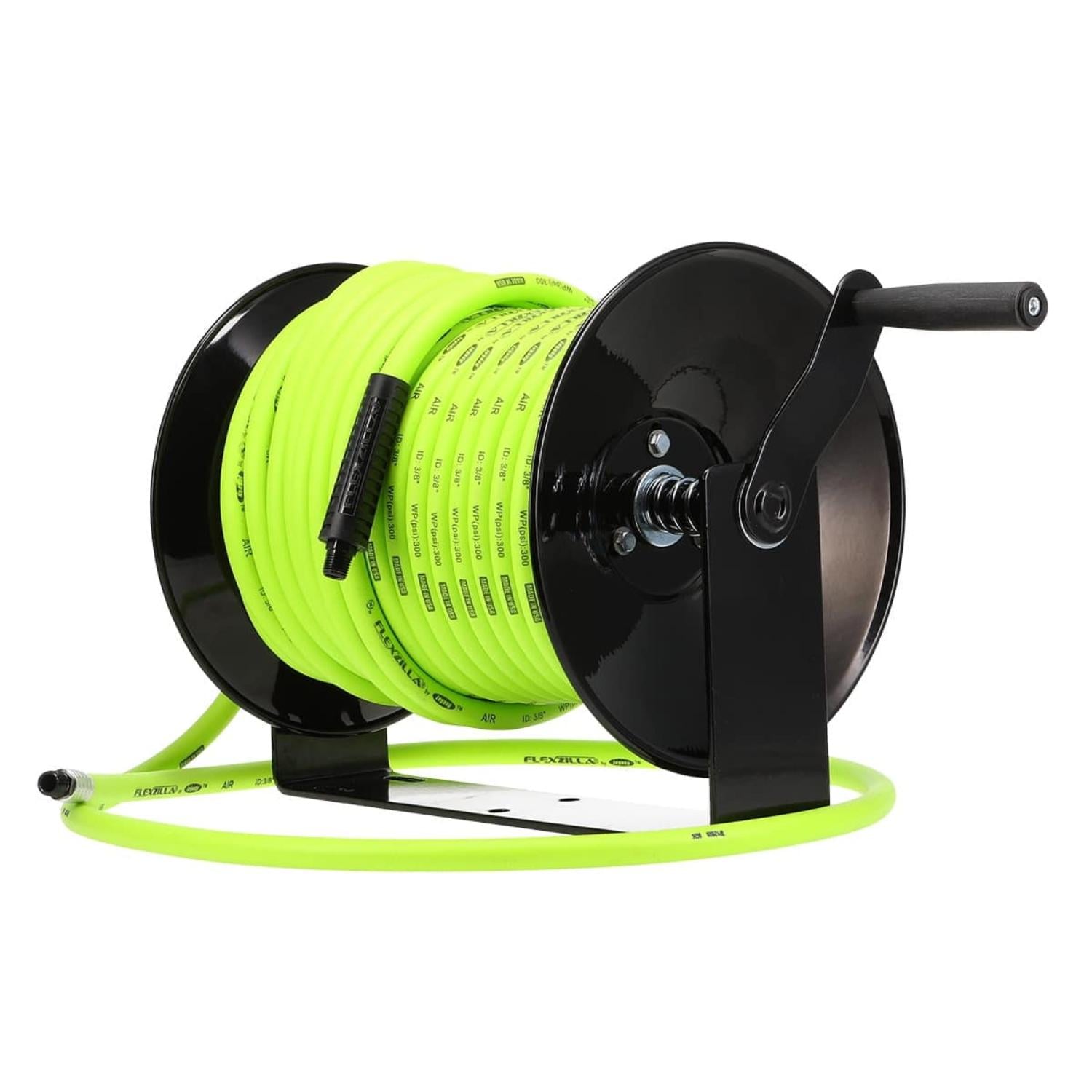 FLEXZILLA Flexzilla Manual Air Hose Reel Open Face Fixed Heavy
