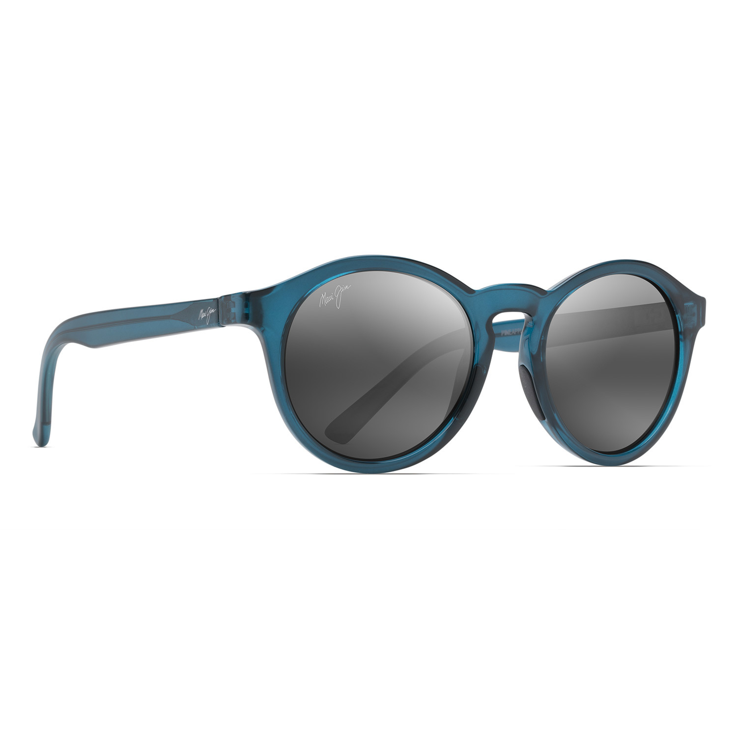 Maui Jim Brown and Gray Pineapple STG-BG Polarized Sunglasses. Made in Italy Maui Jim Sunglasses Frames MH-784-06D PINEAPPLE STG-BG Blue  main image 3