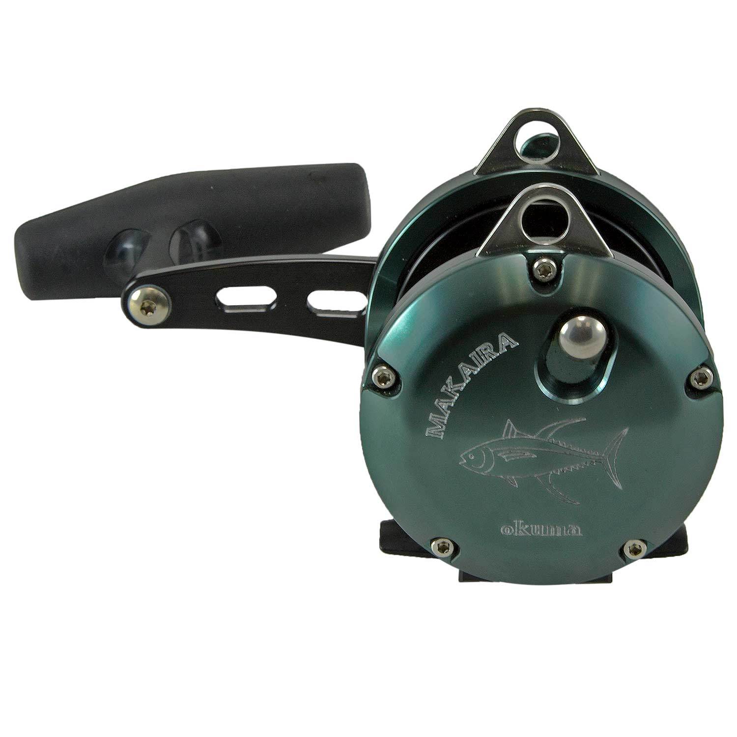 Okuma Makaira Sea Silver Two-Speed Lever‑Drag Reel