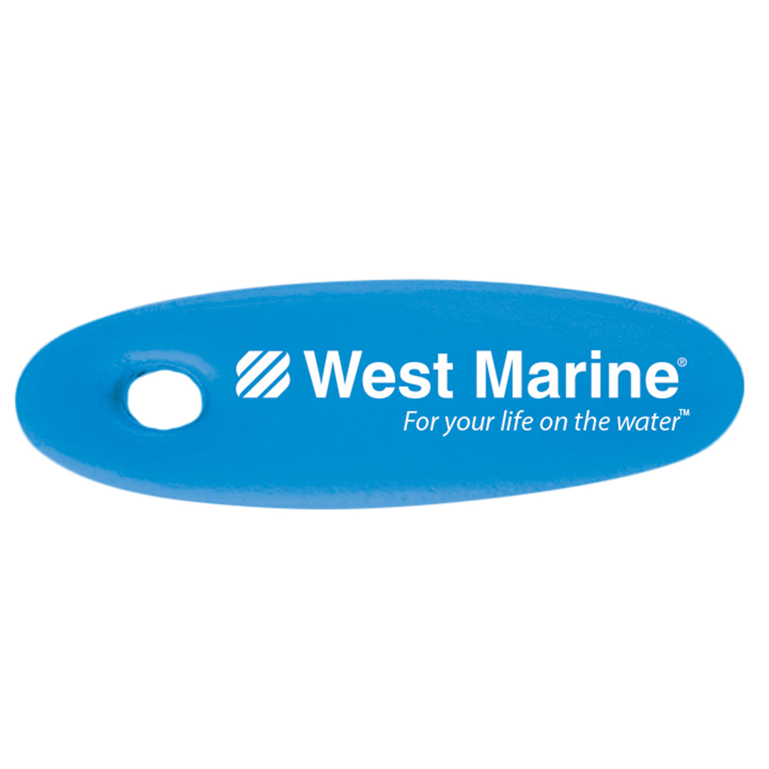 WEST MARINE Oval Key Float, Blue West Marine