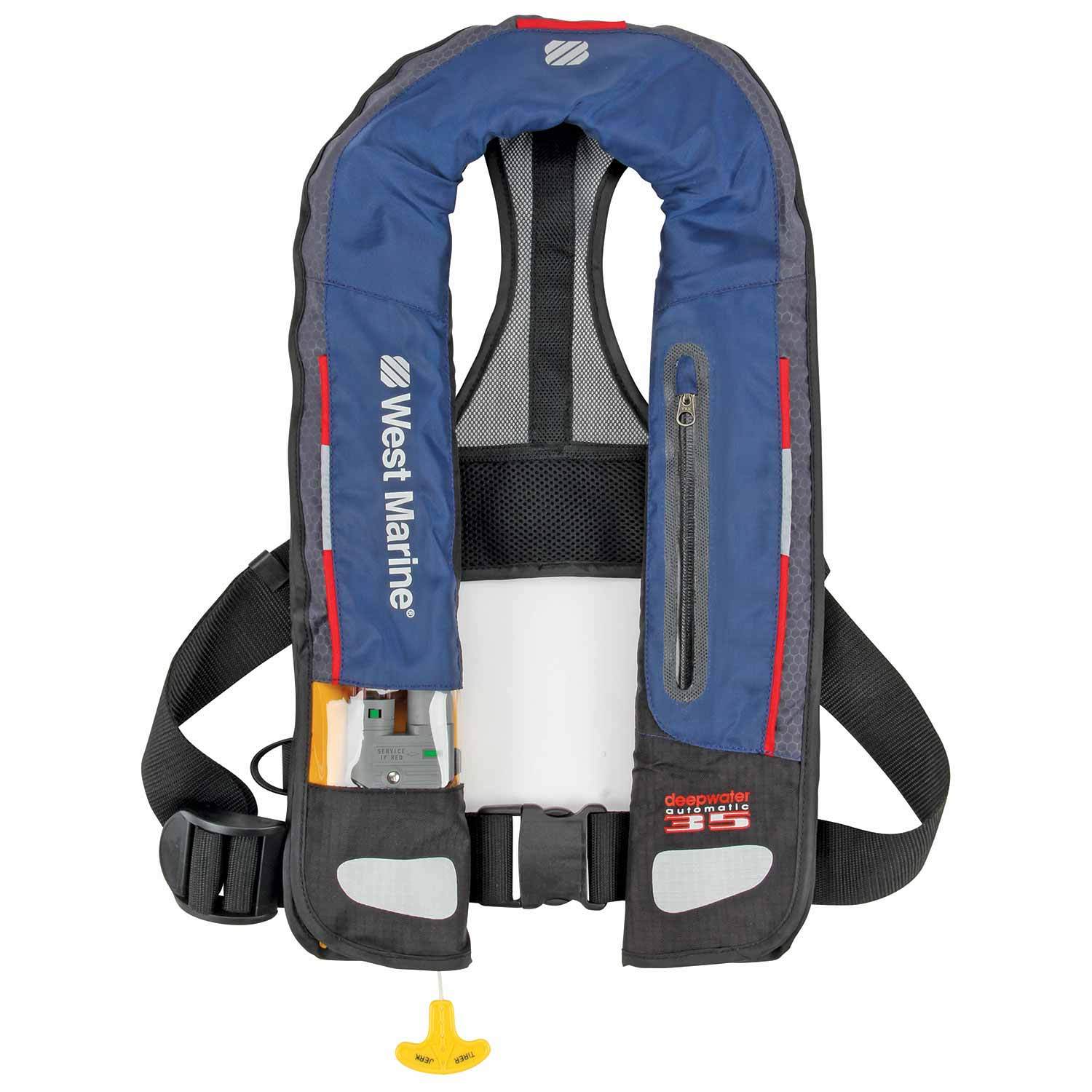 WEST MARINE Deep Water Automatic Inflatable Life Jacket