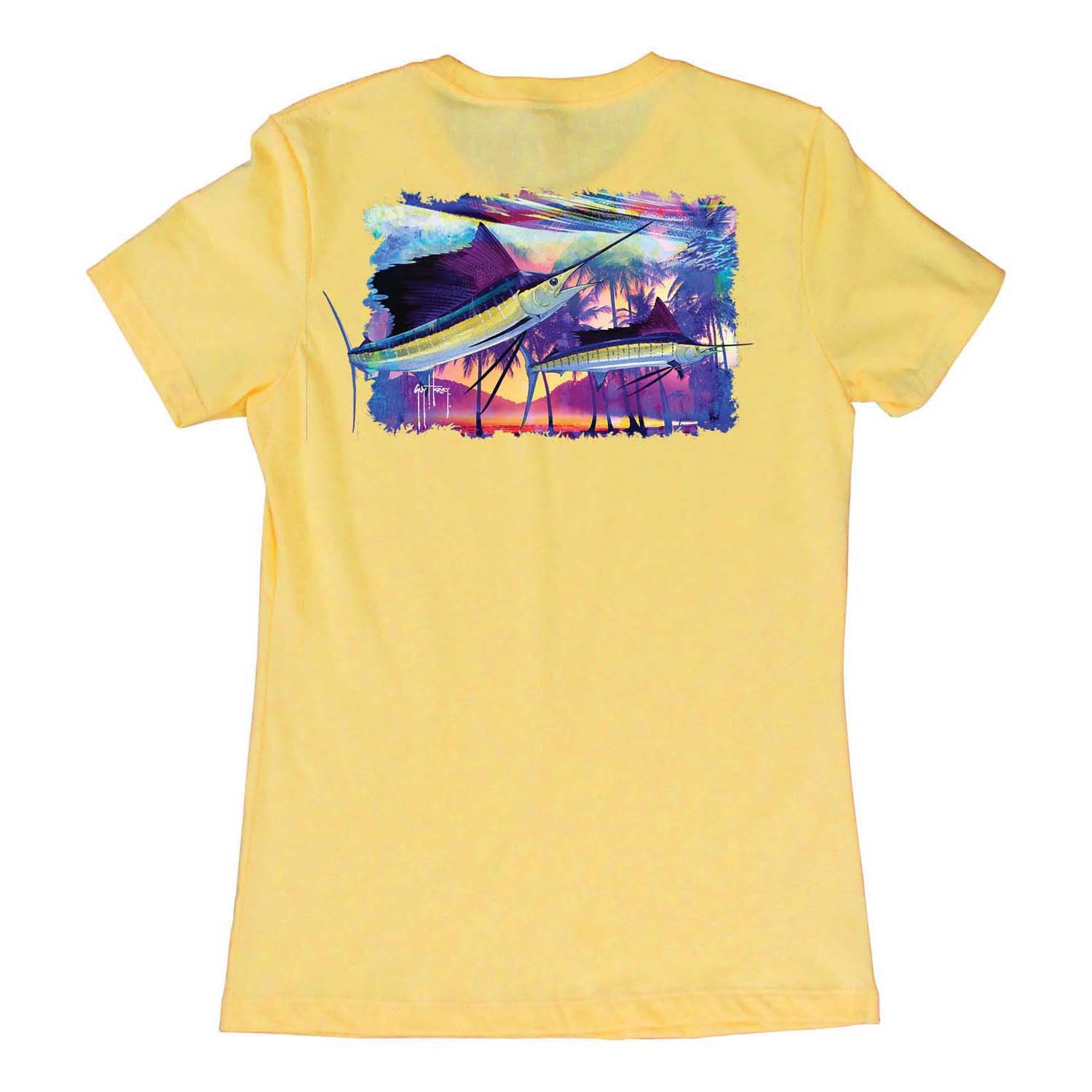ハーヴェイ出品 2XL GUY HARVEY Women's Two Sail Shirt