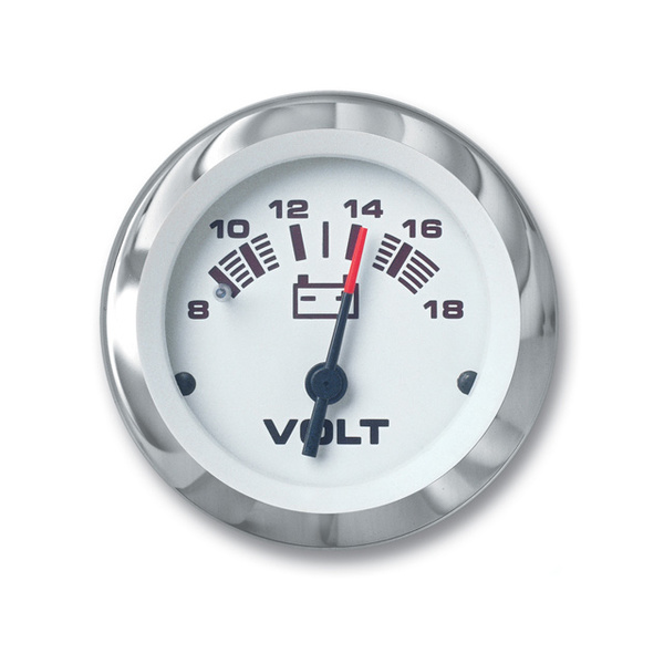 SIERRA Lido Series Voltmeter Gauge, 818V West Marine