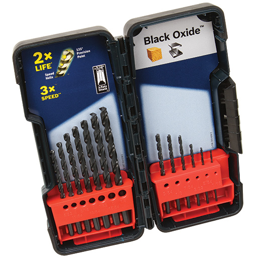BOSCH 13Piece Black Oxide Drill Bit Set West Marine