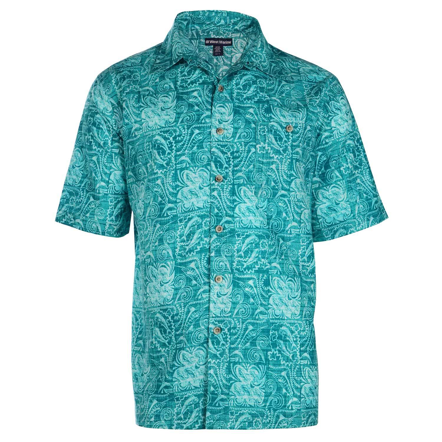 Men's Batik Fish Shirt West Marine