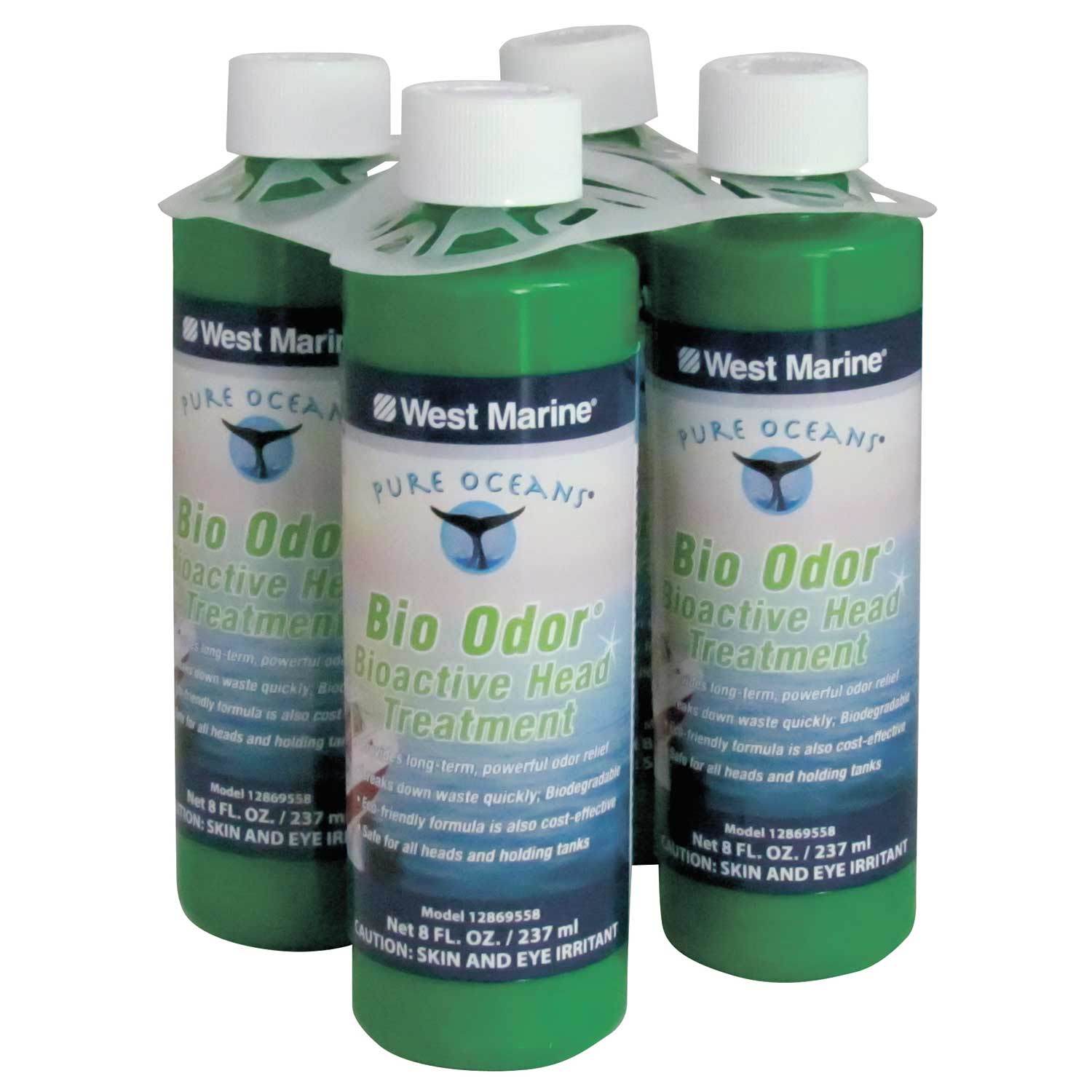 WEST MARINE Bio Odor Bioactive Head Treatment, 4Pack West Marine