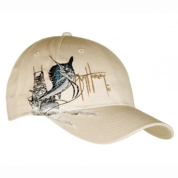 GUY HARVEY Sailfish Boat Hat, Natural West Marine