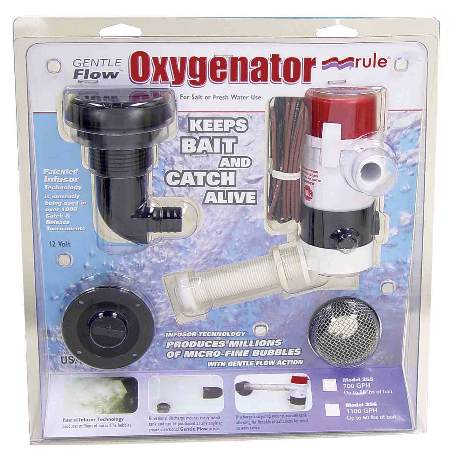 RULE INDUSTRIES Gentle Flow 700 GPH Oxygenator West Marine