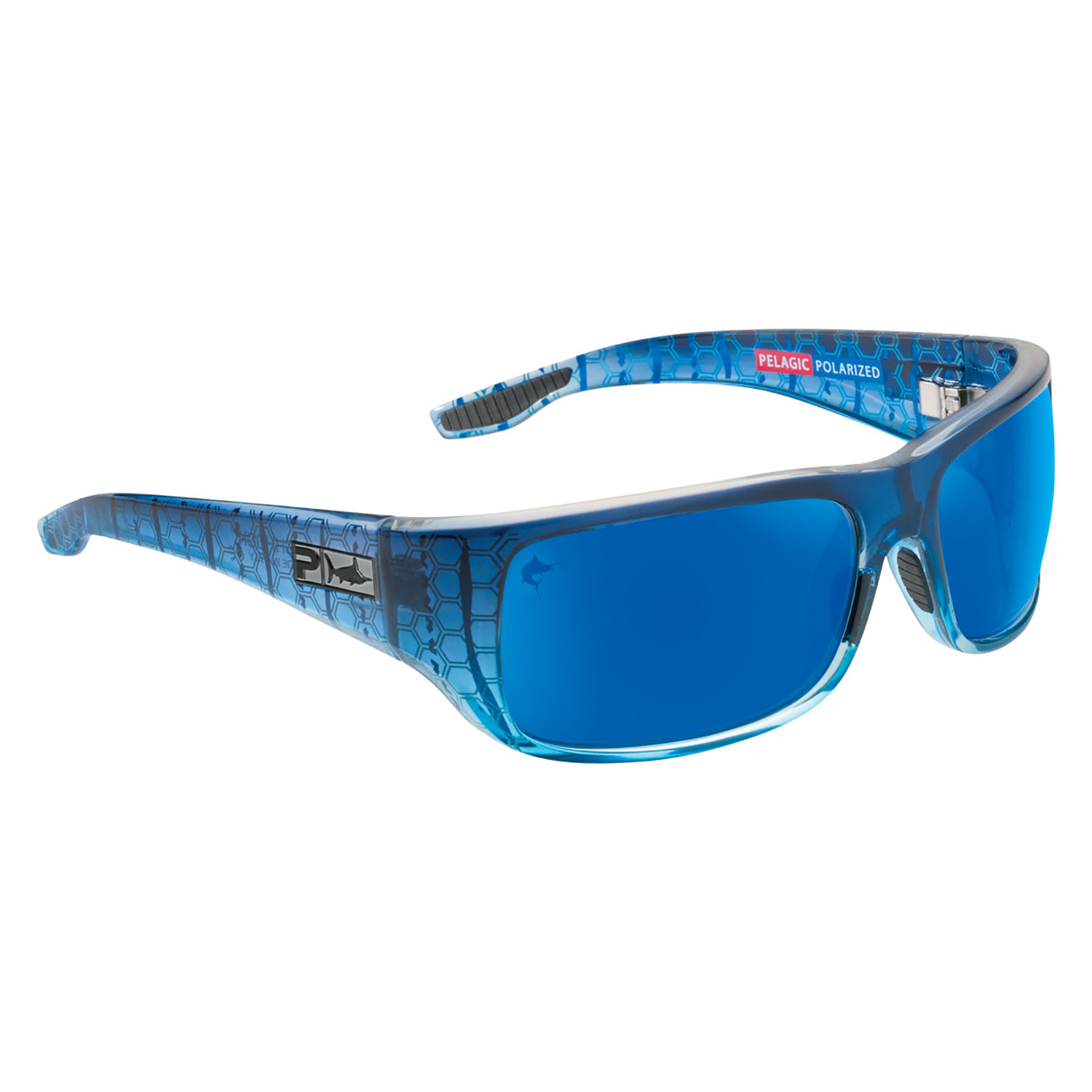 PELAGIC Fish Hook Polarized Glass Sunglasses West Marine