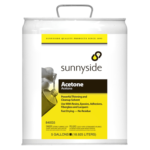 SUNNYSIDE CORP. Acetone Solvent - Gallon