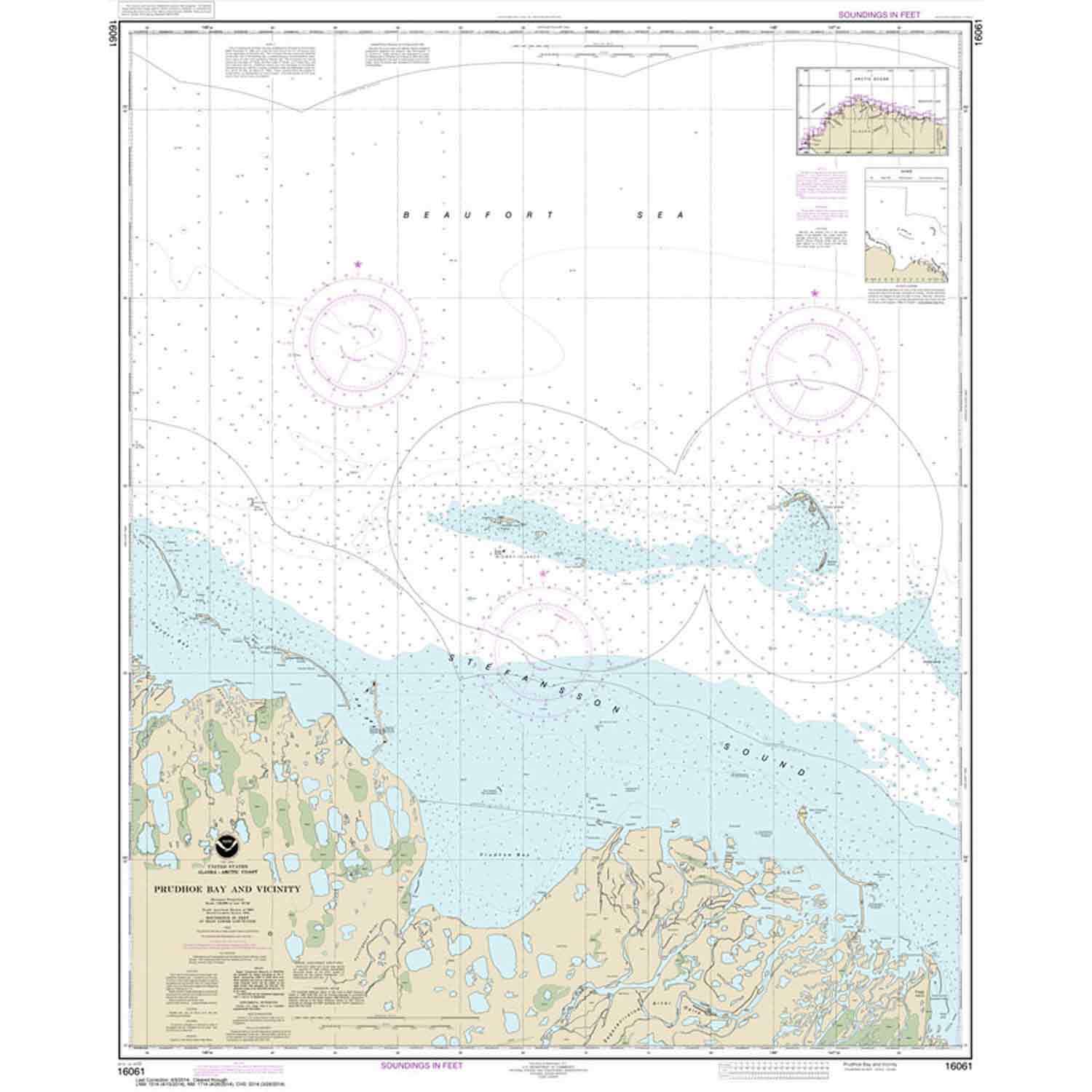 Prudhoe Bay and Vicinity 35 X 43 Waterproof West Marine