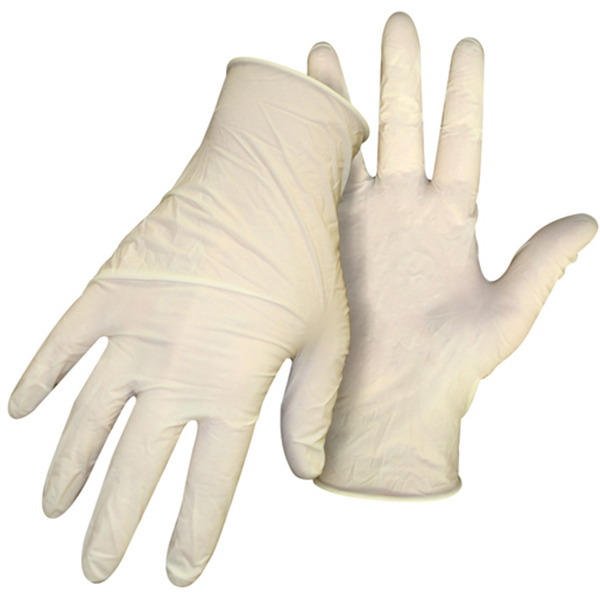 BOSS Disposable Latex Gloves, Powdered, Medium West Marine