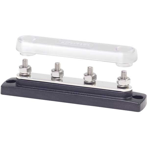 Blue Sea 150A Common BusBar with Cover – 4 Studs
