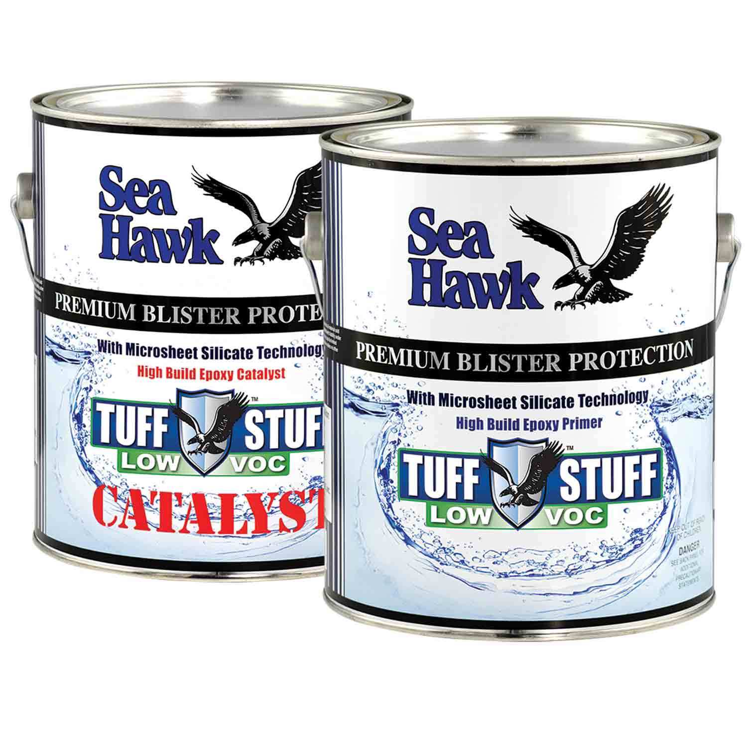 SEA HAWK Tuff Stuff Low VOC Primer Kit, Gray, Gallon Yield West Marine