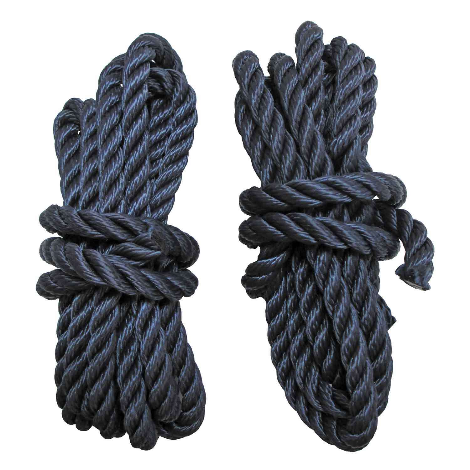 3/8" X 9' Fender Whips, Navy, Pair West Marine