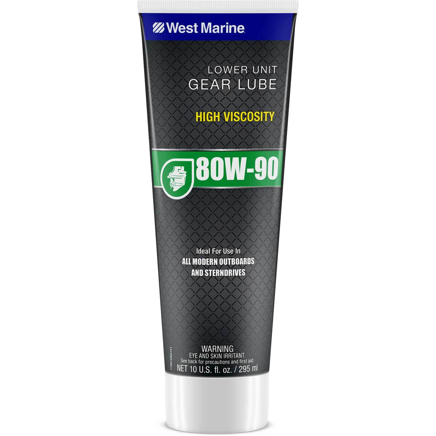 WEST MARINE HighViscosity 80W90 Lower Unit Gear Lube, 10 oz. West