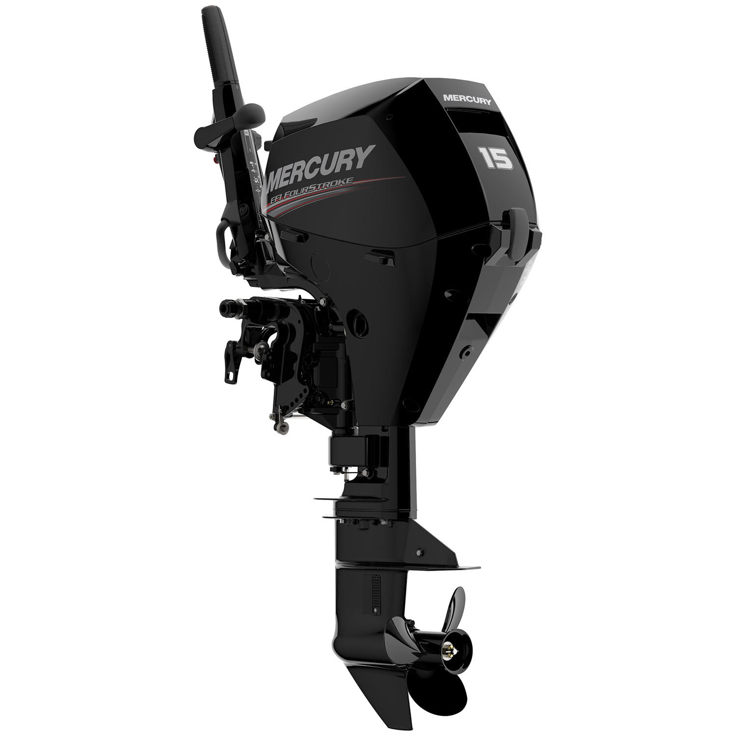 MERCURY MARINE 15hp Manual Start 4Stroke Outboard, 15" Shaft Length