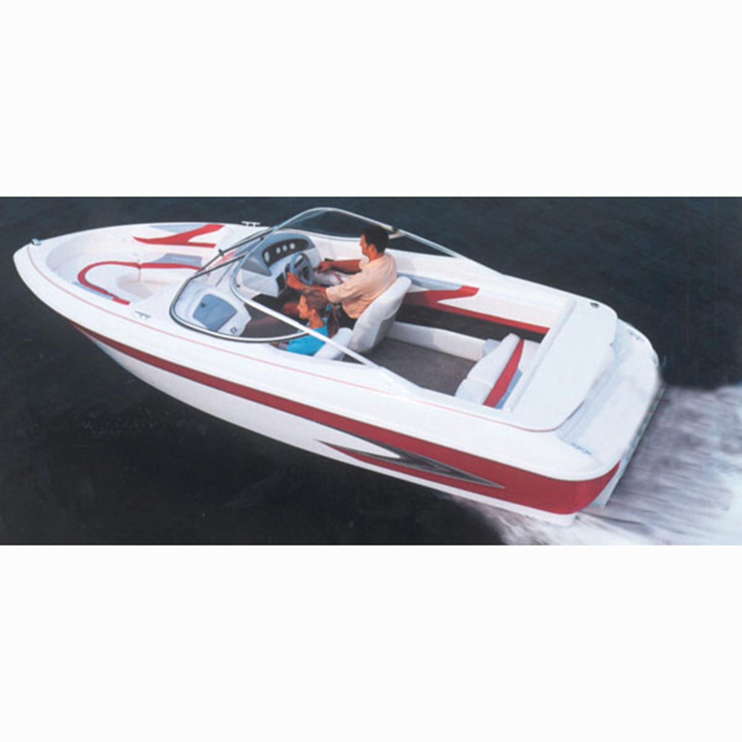 Boat Cover Fits V-Hull Runabout 20'-22' With Up To 100" Beam I/O - Gray, By SBU (SBUU77860)
