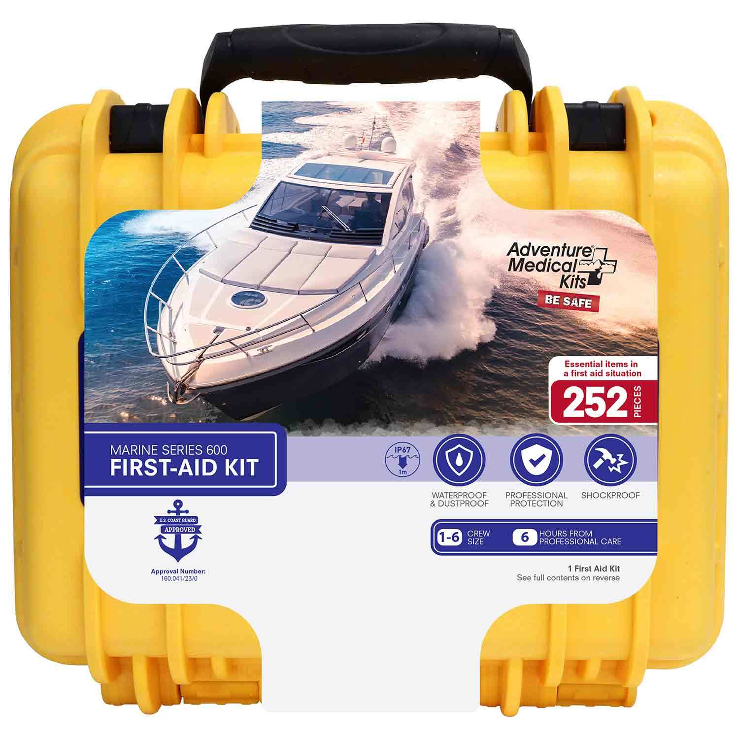 waterproof case Adventure Medical Marine 600 boating first aid emergency kit 