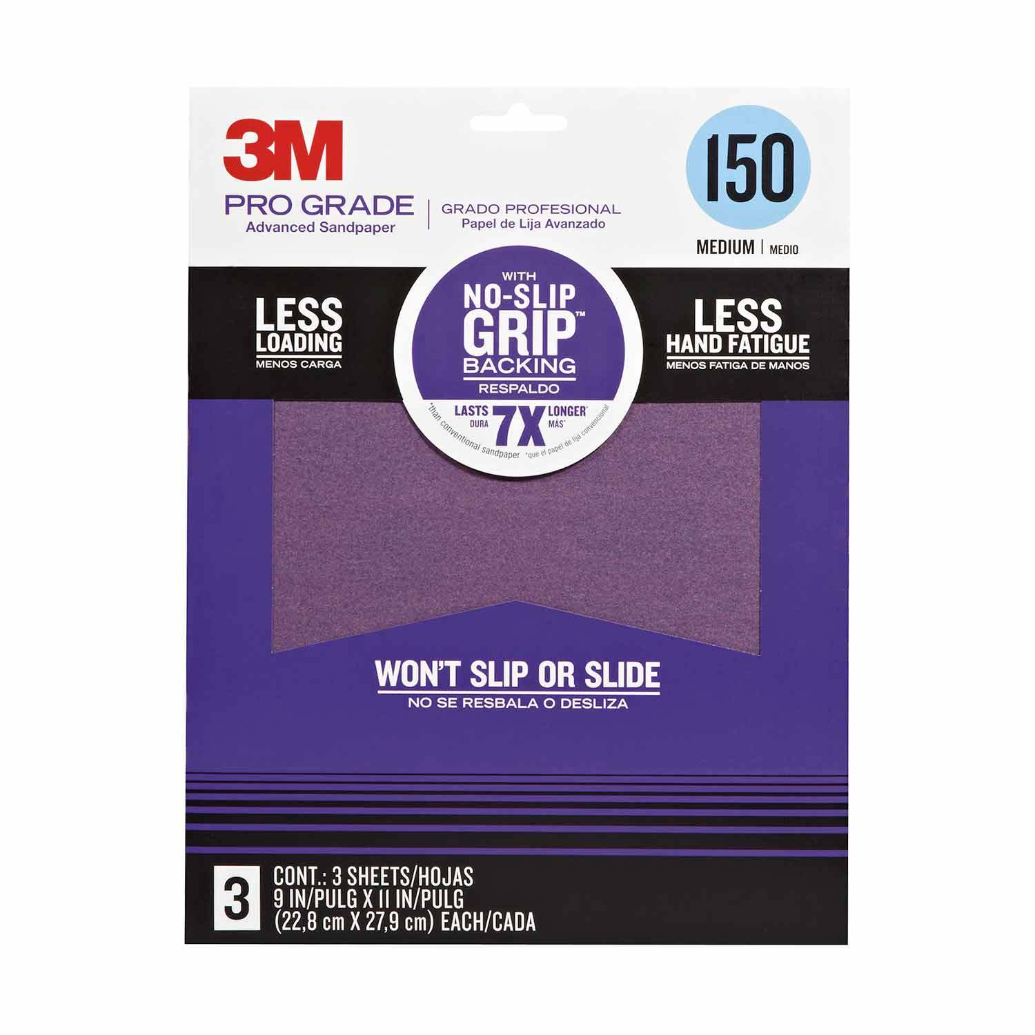 3M Pro Grade NoSlip Grip™ Advanced Sandpaper, 150 grit West Marine