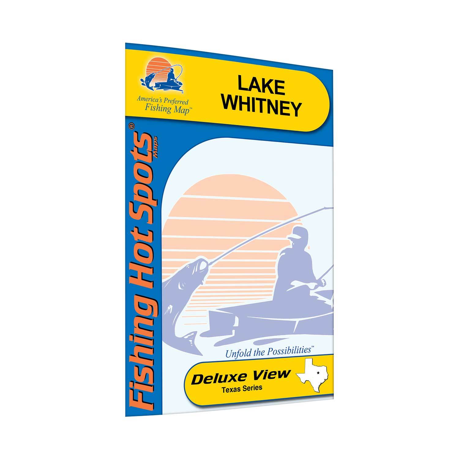 FISHING HOT SPOTS Lake Whitney Fishing Map West Marine